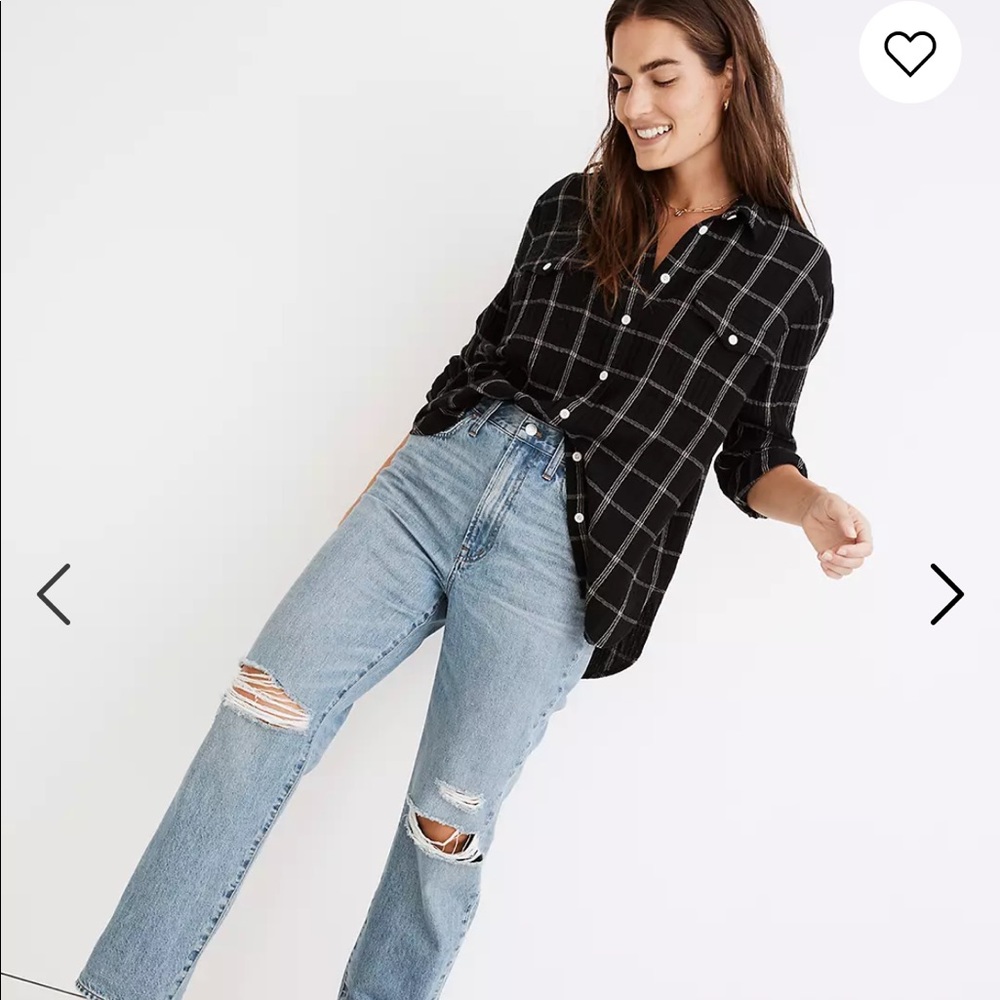 Tall perfect vintage straight jean in Barrimore wash